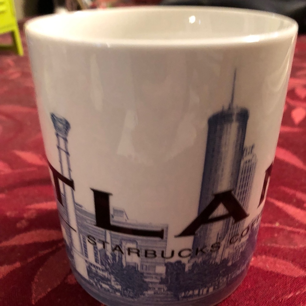 Atlanta Starbucks Coffee Mug Vintage 2002 Starbucks Skyline Series Coffee Cup